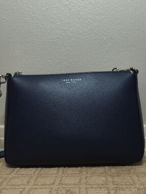 Tory Burch Large Navy Perry Shoulder Bag